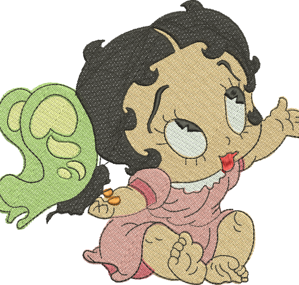 Matriz de Bordado Betty Boop 14 – Três Tamanhos