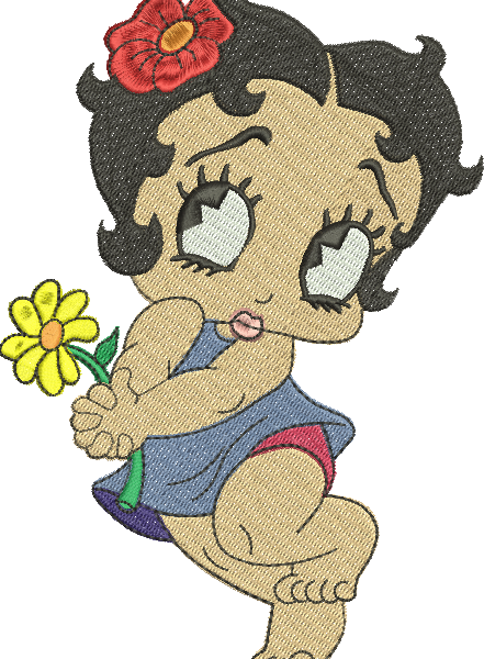 Matriz de Bordado Betty Boop 15 – Três Tamanhos
