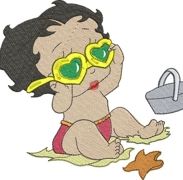 Matriz de Bordado Betty Boop 17 – Três Tamanhos