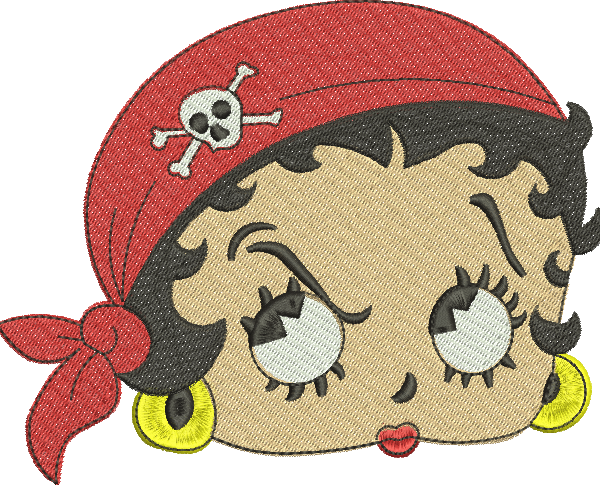 Matriz de Bordado Betty Boop 20 – Três Tamanhos