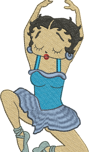Matriz de Bordado Betty Boop 23 – Três Tamanhos