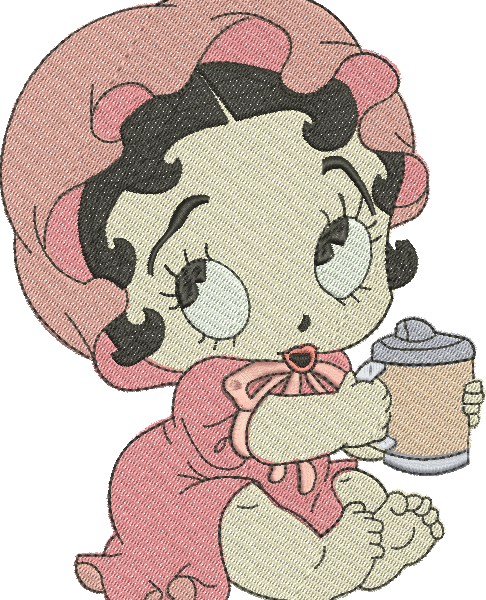 matriz de bordado Betty Boop 02 – Três Tamanhos