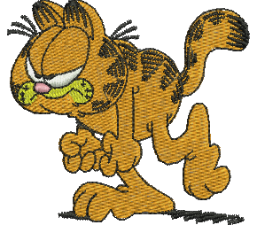 Matriz de bordado Garfield 47
