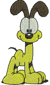 Matriz de bordado Odie 53