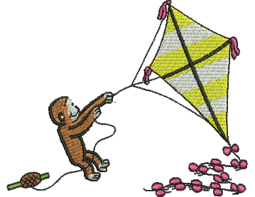 Matriz de Bordado George o Curioso 19