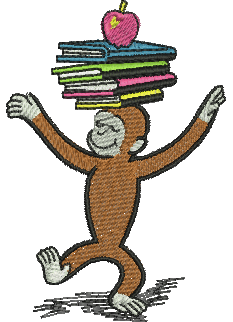 Matriz de Bordado George o Curioso 24