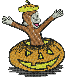 Matriz de Bordado George o Curioso 25