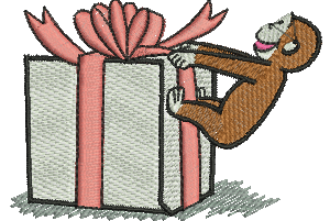 Matriz de Bordado George o Curioso 26