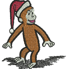 Matriz de Bordado George o Curioso 29