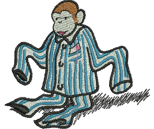 Matriz de Bordado George o Curioso 30