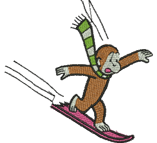 Matriz de Bordado George o Curioso 32