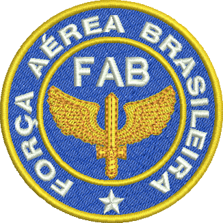 Matriz de bordado Logo FAB - Força Aérea Brasileira