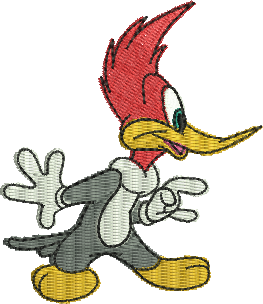 Matriz de Bordado Pica Pau 13