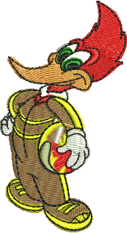 Matriz de Bordado Pica Pau 14