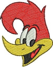 Matriz de Bordado Pica Pau 38