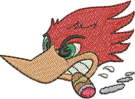 Matriz de Bordado Pica Pau 39