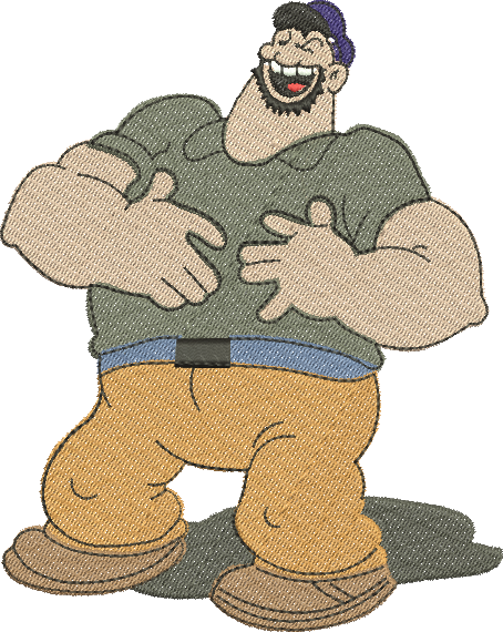 matriz de bordado Brutus 04 – Três Tamanhos