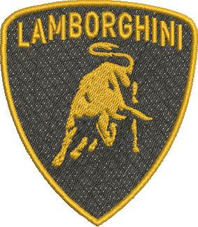 matriz de bordado Logo Lamborghini