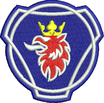 matriz de bordado Logo Scania 02