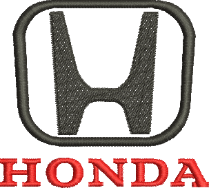 matriz de bordado Logo Honda 03