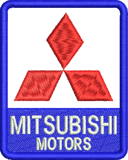 matriz de bordado Logo Mitsubishi 01