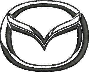 matriz de bordado Logo Mazda 02