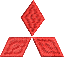 matriz de bordado Logo Mitsubishi 03