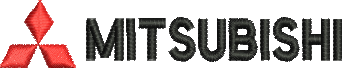 matriz de bordado Logo Mitsubishi 04