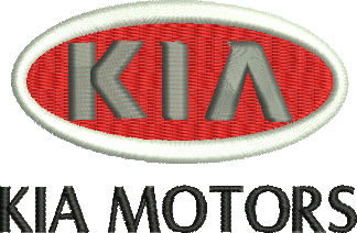 matriz de bordado Logo Kia Motors