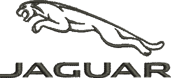 matriz de bordado Logo Jaguar 02