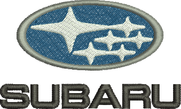 matriz de bordado Logo Subaru 01
