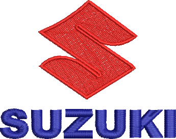 matriz de bordado Logo Suzuki 01