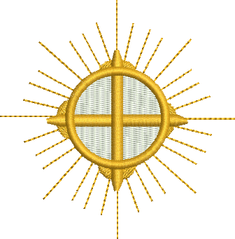matriz de bordado Cruz de Cristo 101