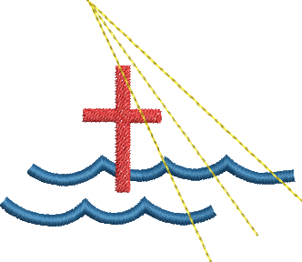 Matriz de bordado Cruz de Cristo 12