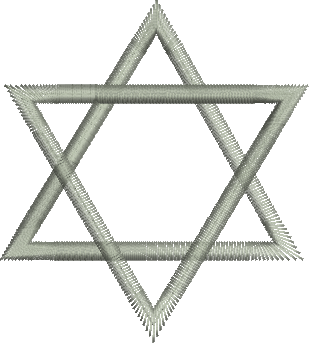 Matriz de Bordado Estrela de Davi 62