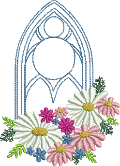 Matriz de Bordado Vitral 07