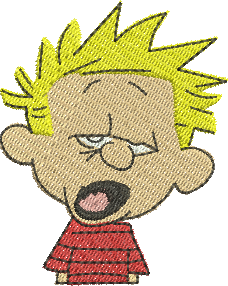 Matriz de Bordado Calvin 04 – Três Tamanhos