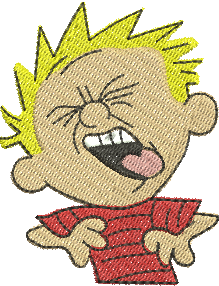 Matriz de Bordado Calvin 07 – Três Tamanhos