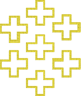 Matriz de bordado Cruz 12