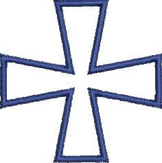 Matriz de bordado Cruz 18