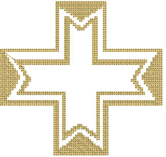 Matriz de bordado Cruz 28