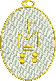 Matriz de Bordado Medalha Milagrosa 39