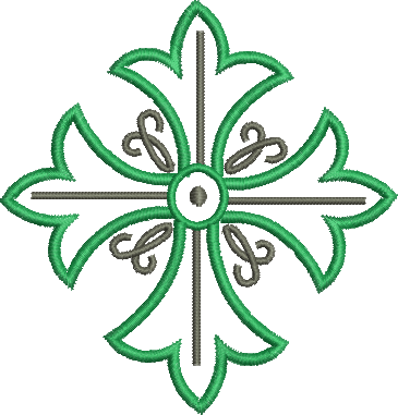 Matriz de Bordado Cruz 54
