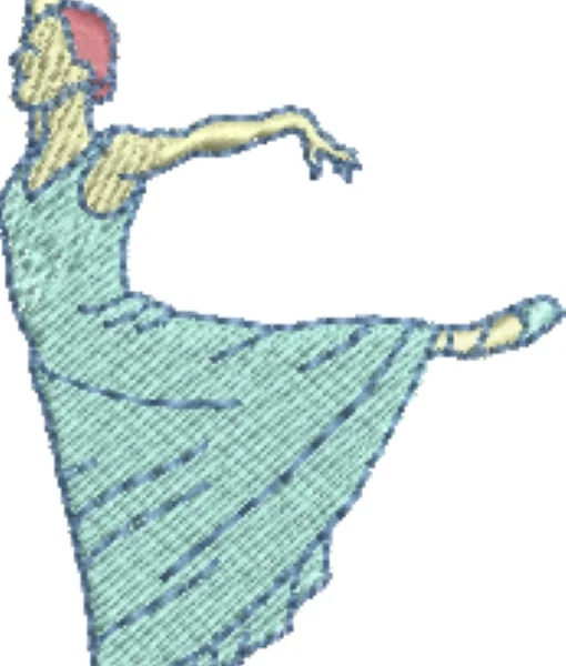 Visualização da Matriz de Bordado Bailarina 11