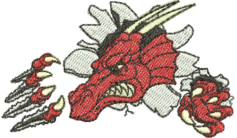 Matriz de Bordado Dragão 01