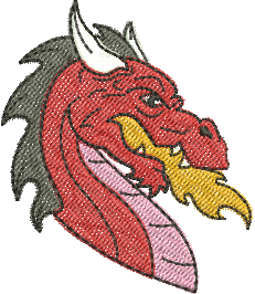 Matriz de Bordado Dragão 02