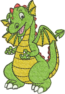 Matriz de Bordado Dragão 03
