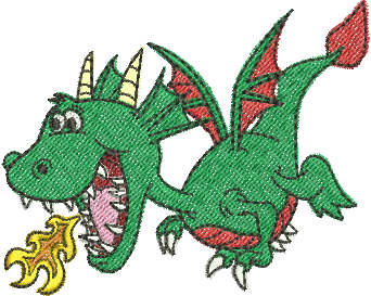 Matriz de Bordado Dragão 04