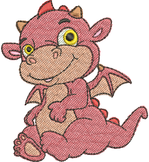 Matriz de Bordado Dragão 05