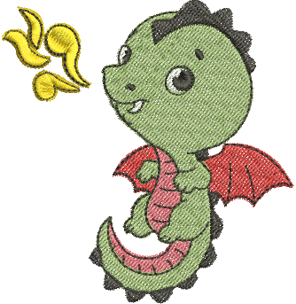 Matriz de Bordado Dragão 06